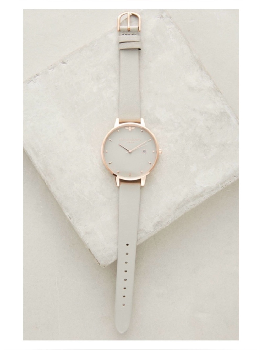 NWOT** Anthropologie Olivia Burton Realism Watch  **Needs Battery